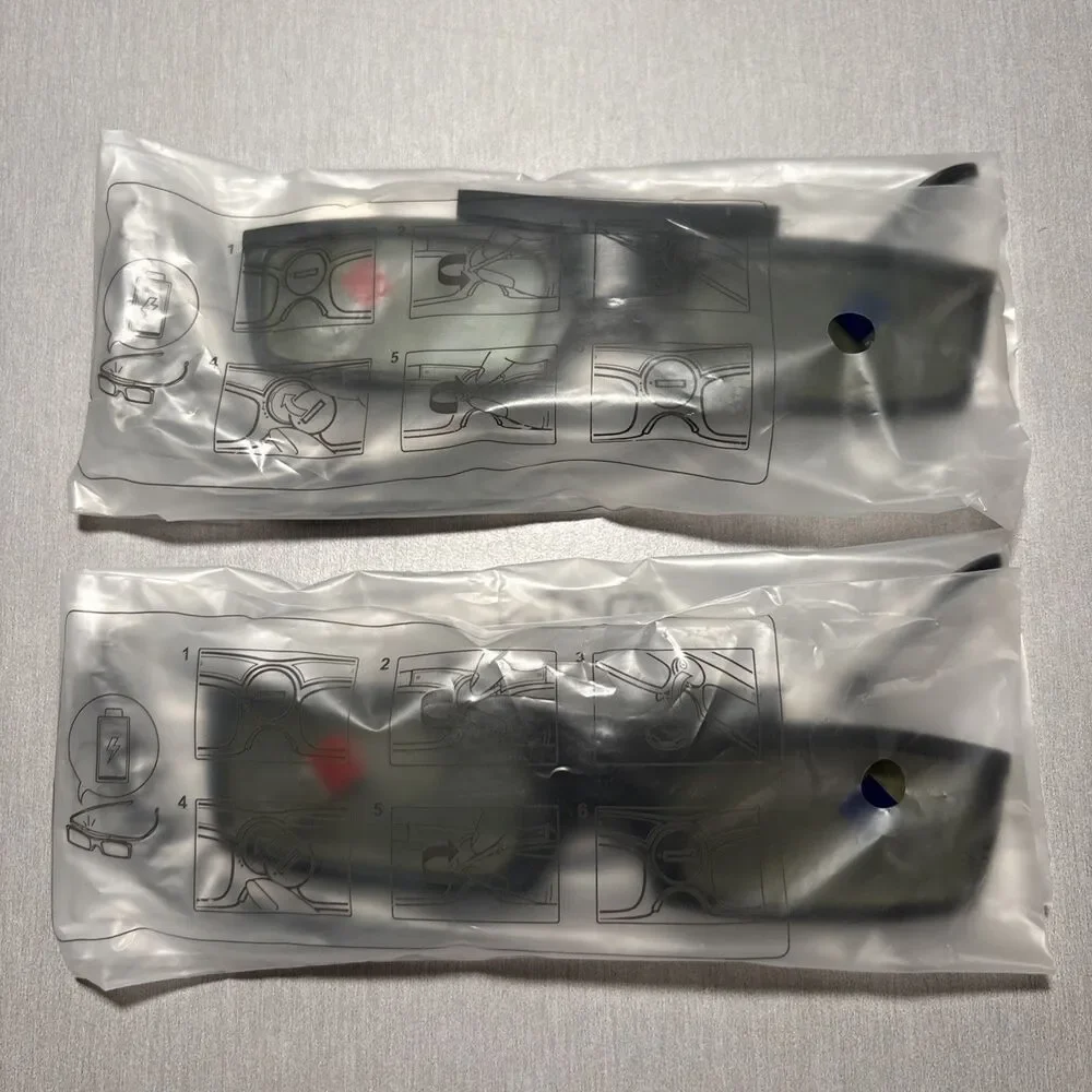 Samsung 3D Glasses SSG-5100GB For Smart TV 2-Pack Black BN96-30009A READ